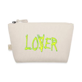 Loser lover funny meme clown geek cool vintage - Organic Pouch - nature - Front