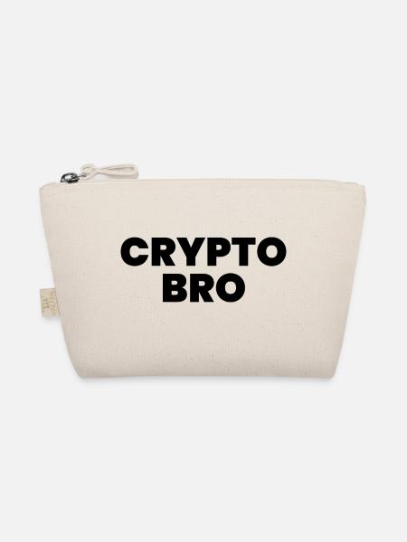 Crypto Bro - Organic Pouch - nature - Front