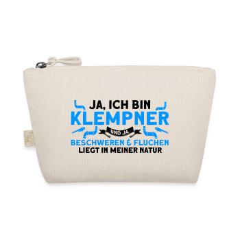 Sanitär Klempner Anlagenmechaniker Geschenk - Bio-Täschchen - Natur - Vorne