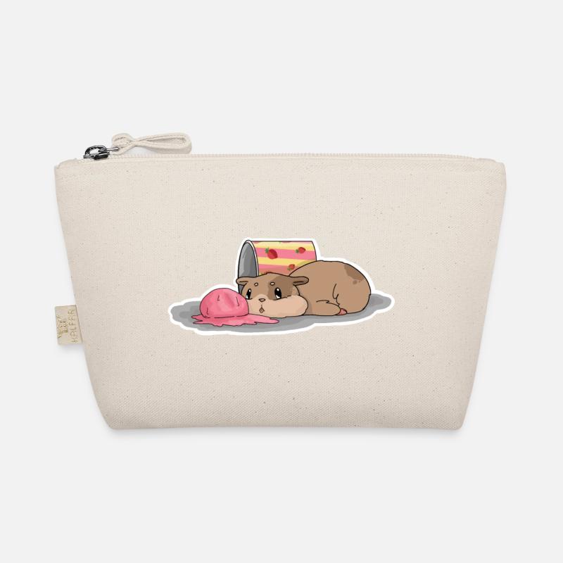 Hamster Erdbeer-Eiscreme Bio-Täschchen