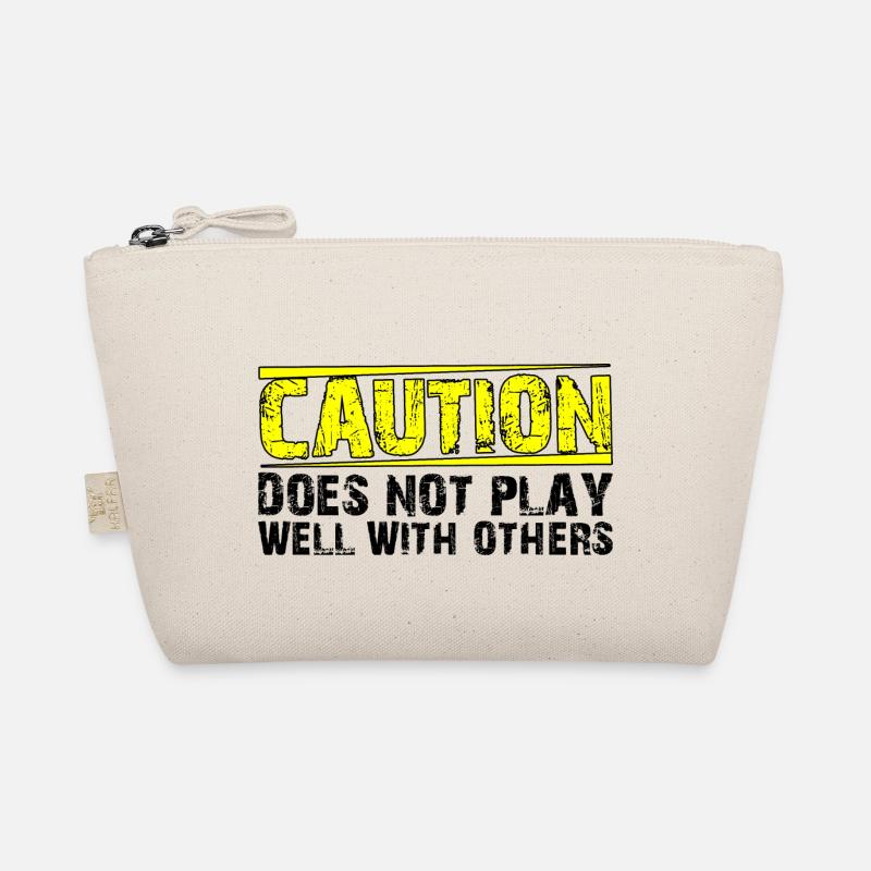 Caution Does Not Play Well With Others 27 Bio-Täschchen