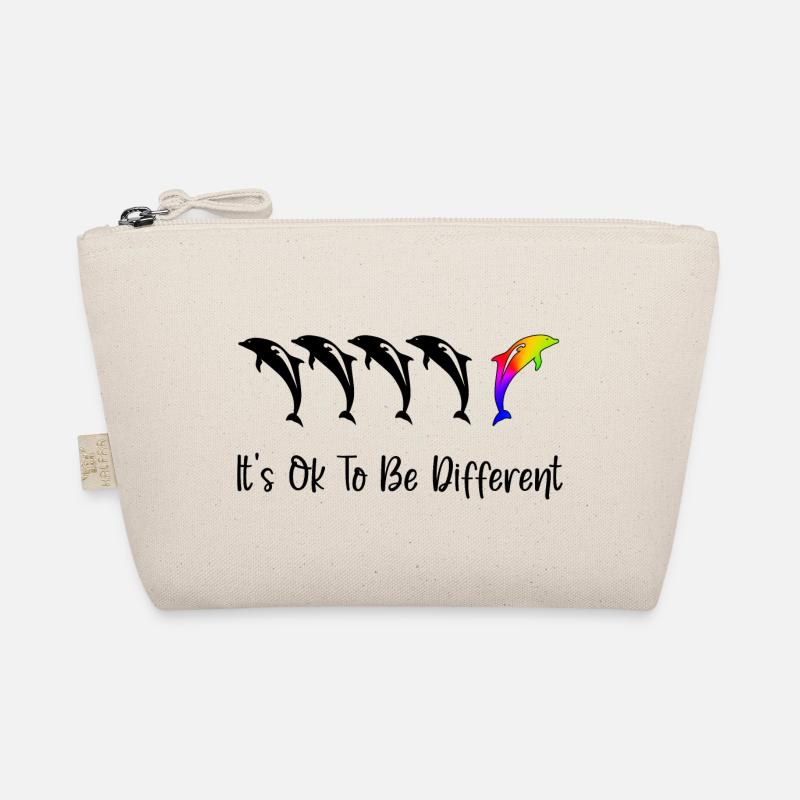 It's Ok To Be Different - Dolphins Organic Pouch