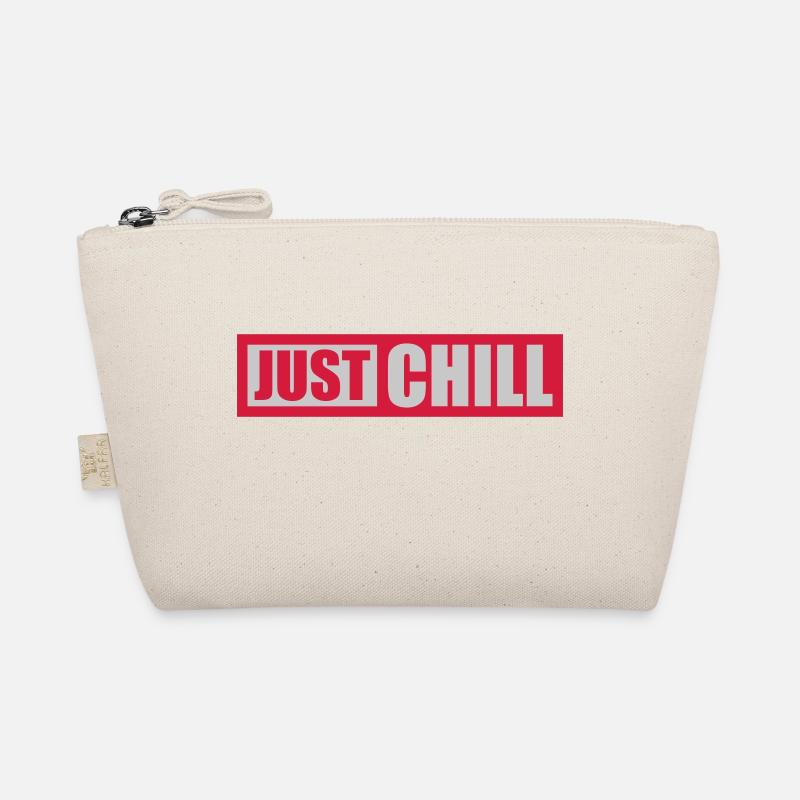 Just Chill Text Logo Bio-Täschchen