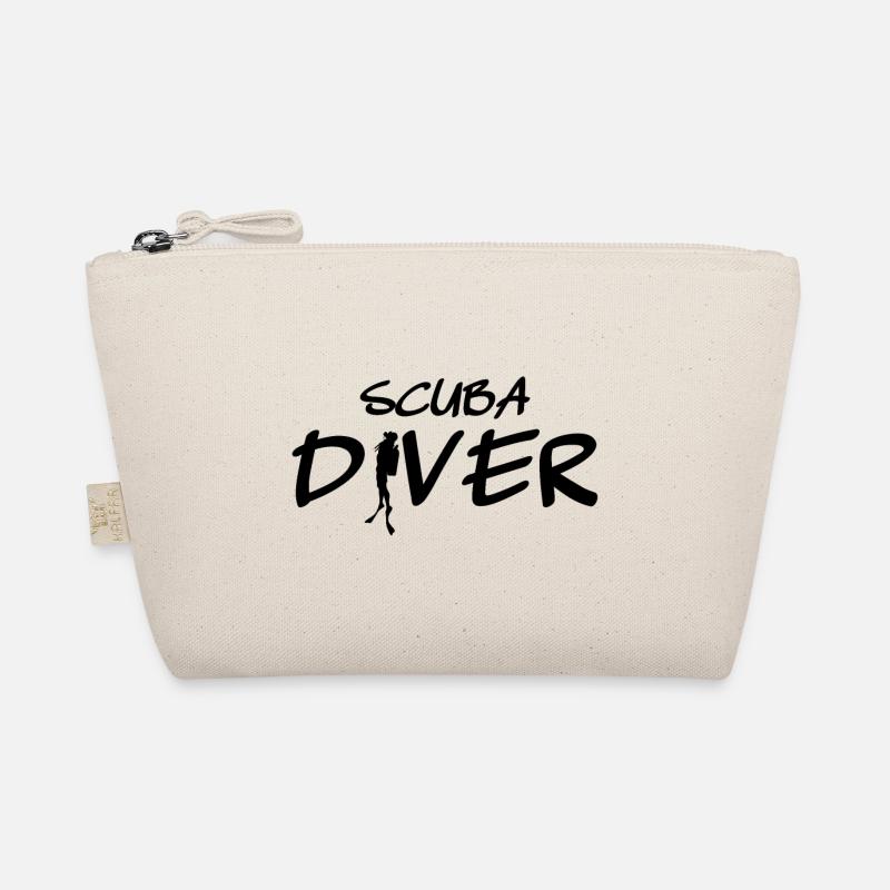 scuba diver gift idea Organic Pouch