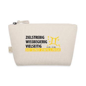 Sternzeichen Zwilling - Eigenschaften - Bio-Täschchen - Natur - Vorne