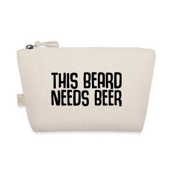 This Beard Needs Beer 2 - Organic Pouch - nature - Front