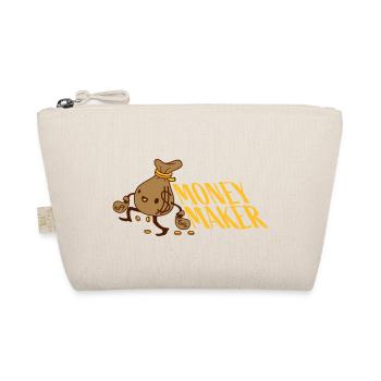 Money Maker happy money bag - Organic Pouch - nature - Front