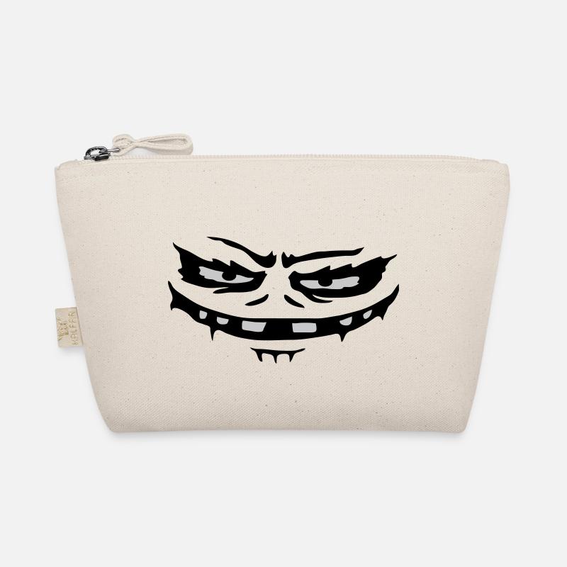 Evil Monster Face Halloween Trousse biologique