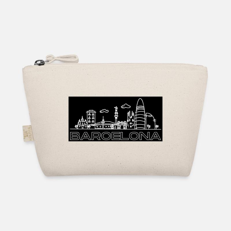 Barcelona - mit Skyline Bio-Täschchen