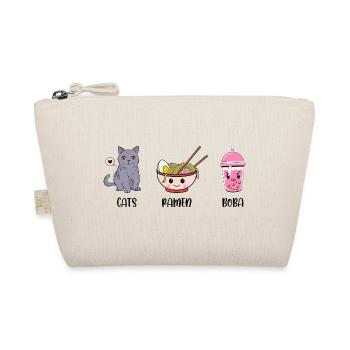 Cats Ramen Boba Tea Lover Tea Drinker Tea Brewing - Bio-Täschchen - Natur - Vorne