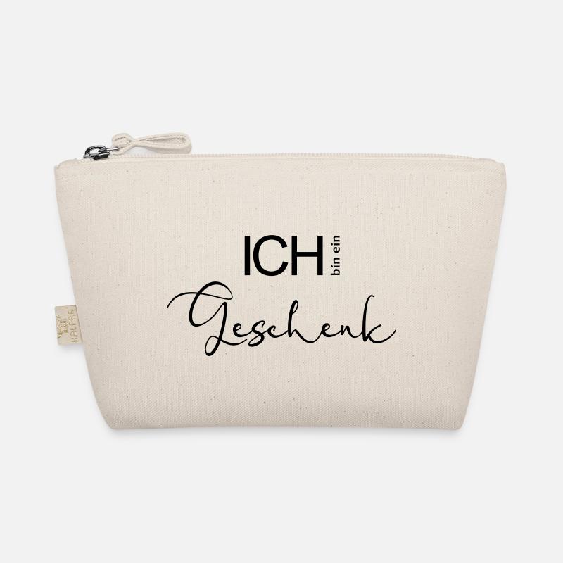 ICH bin ein Geschenk. - Bio-Täschchen - Natur