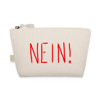 Nein! - Bio-Täschchen - Natur - Vorne