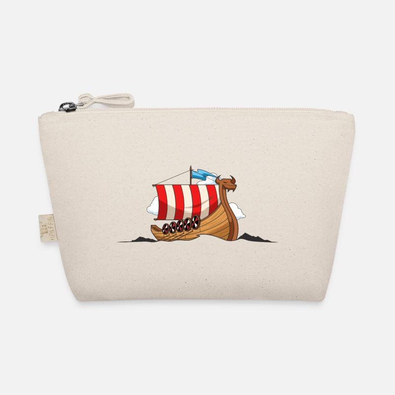 Wikinger Schiff Wikingerschiff Drachenboot Kelten Bio-Täschchen