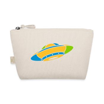 Colorful UFO Mystery Aliens - Organic Pouch - nature - Front