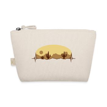 Pulse Desert Landscape Silhouette - Organic Pouch - nature - Front