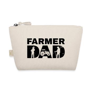 Farmer Dad Graphic Cow Farmer Agriculture Tractor - Bio-Täschchen - Natur - Vorne