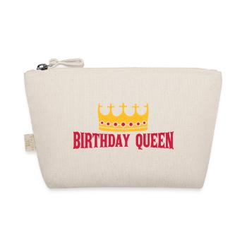 Birthday Queen Party Logo - Bio-Täschchen - Natur - Vorne