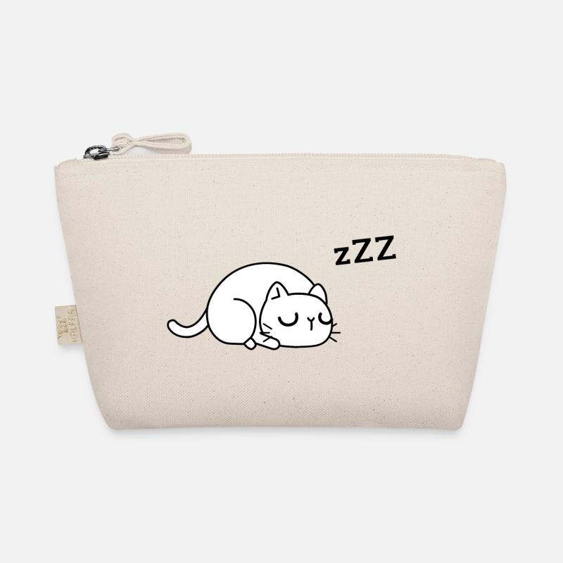 müde Katze Bio-Täschchen