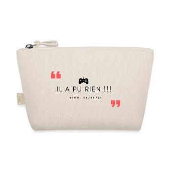 Cadeau gamer Nico geek jeux vidéos - Trousse biologique - nature - Devant