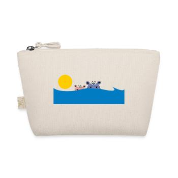 hippo hippo water beach holiday lake sun kids - Organic Pouch - nature - Front
