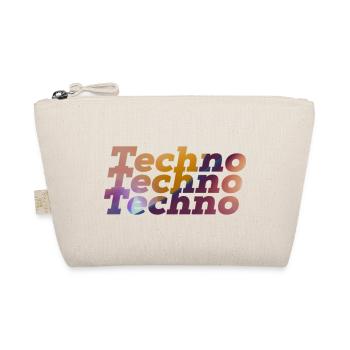 Techno Rave Design Fête de musique électronique 2022 - Trousse biologique - nature - Devant
