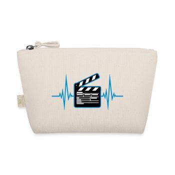Herzschlag Kino Filmklappe Regie - Bio-Täschchen - Natur - Vorne