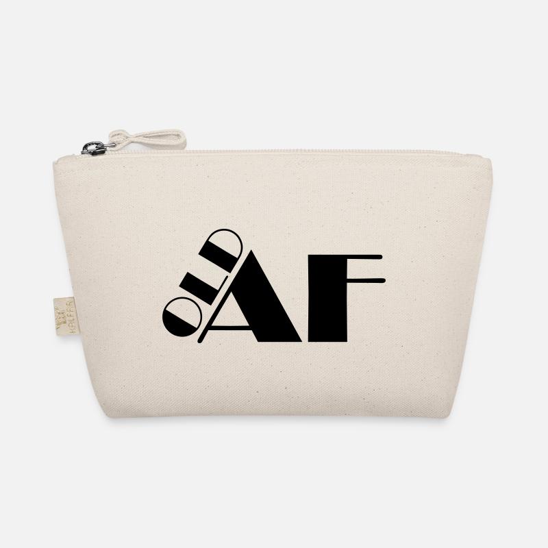 old AF Text Logo Bio-Täschchen