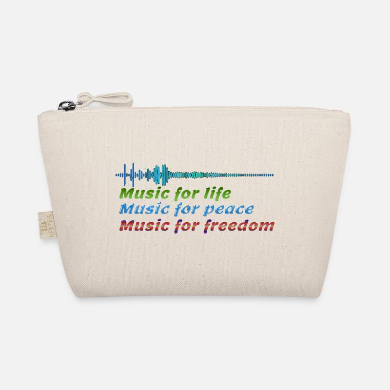 Music for Peace - Bio-Täschchen - Natur