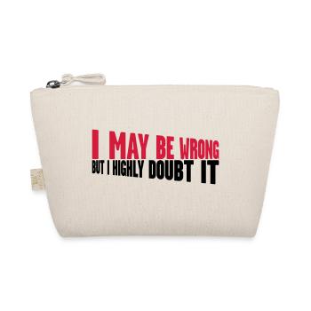 Je peux me tromper - Trousse biologique - nature - Devant