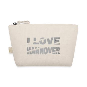 Hannover Germany City Font Skyline I Love - Organic Pouch - nature - Front
