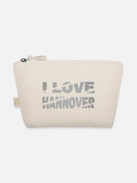 Hanovre Allemagne City Font Skyline J’aime - Trousse biologique - nature - Devant