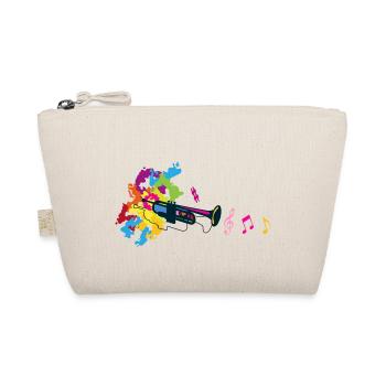 trumpet music note cle sol fantasy - Organic Pouch - nature - Front