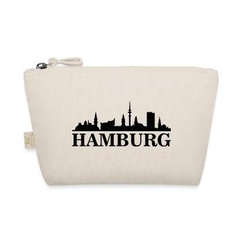Hamburg Silhouette - Bio-Täschchen - Natur - Vorne