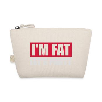im fat lets party - Bio-Täschchen - Natur - Vorne