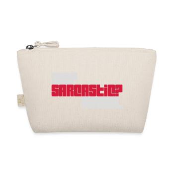 me sarcastic never Zitat - Bio-Täschchen - Natur - Vorne