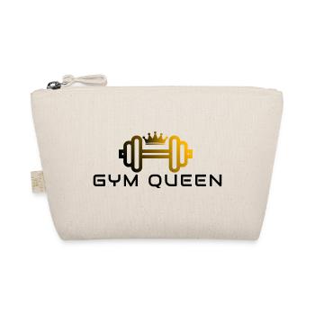 GYM QUEEN - Motivation und Fitness-Designs für Fitnessstudios - Bio-Täschchen - Natur - Vorne