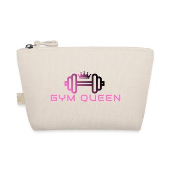 GYM QUEEN - Gym Motivation and Fitness Designs - Organic Pouch - nature - Front