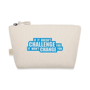 Workout Fitness Motivation Quote - Organic Pouch - nature - Front