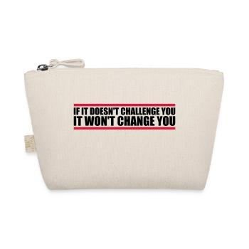 Séance d’entraînement Fitness Motivation Citation - Trousse biologique - nature - Devant