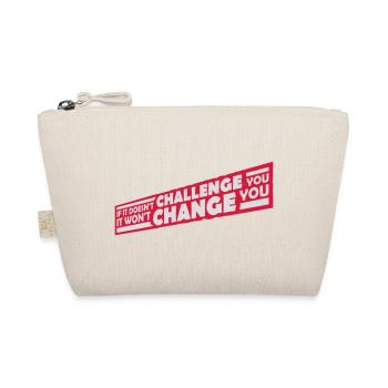 Workout Fitness Motivation Quote - Organic Pouch - nature - Front