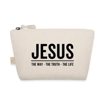 Jesus Der Weg Die Wahrheit Das Leben - Bio-Täschchen - Natur - Vorne