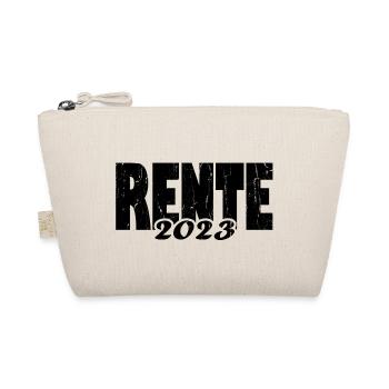 Rentner/Rentnerin 2023, Pensionär, Ruhestand - Bio-Täschchen - Natur - Vorne