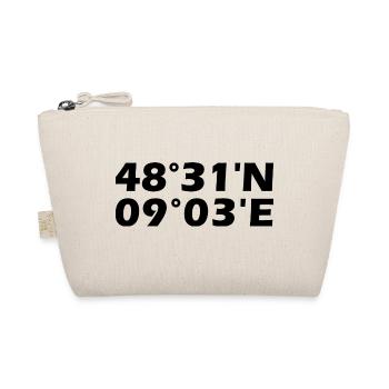 Tübingen Coordinates - Organic Pouch - nature - Front
