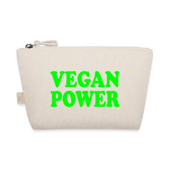 Vegan power - Organic Pouch - nature - Front
