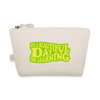 beautiful day for learning - Organic Pouch - nature - Front