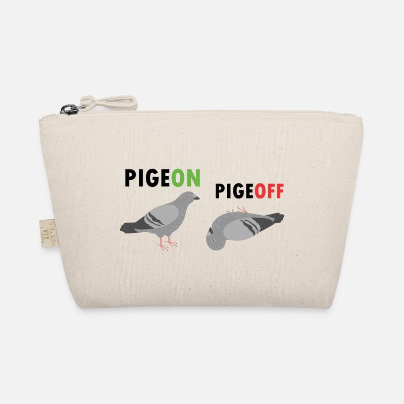 Pigeon Pigeoff - Bird Birdwatcher Birdwatching Pig - Bio-Täschchen - Natur
