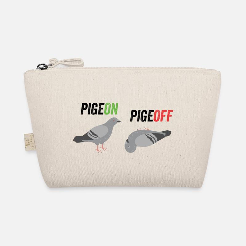 Pigeon Pigeoff - Bird Birdwatcher Birdwatching Pig - Bio-Täschchen - Natur