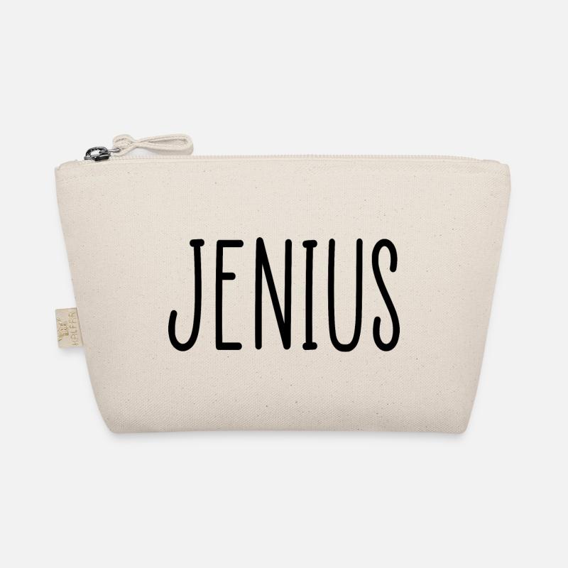 Jenius funny quote Organic Pouch