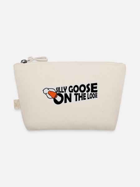 goose on the loose - Bio-Täschchen - Natur - Vorne