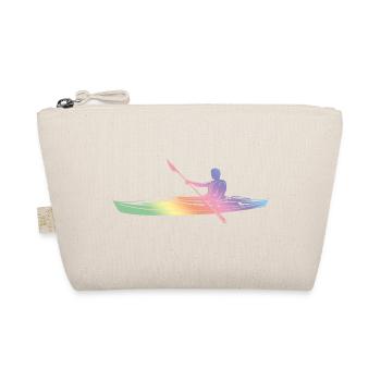 Rowing Silhouette - Organic Pouch - nature - Front